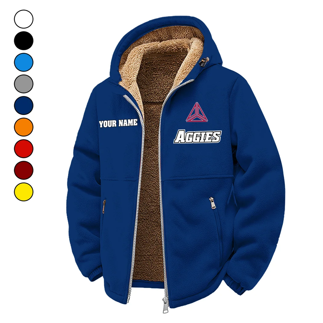 The Aggie Pride Winter Fleece Jacket, Arctic Expedition Fleece HVN1454NM - Navy