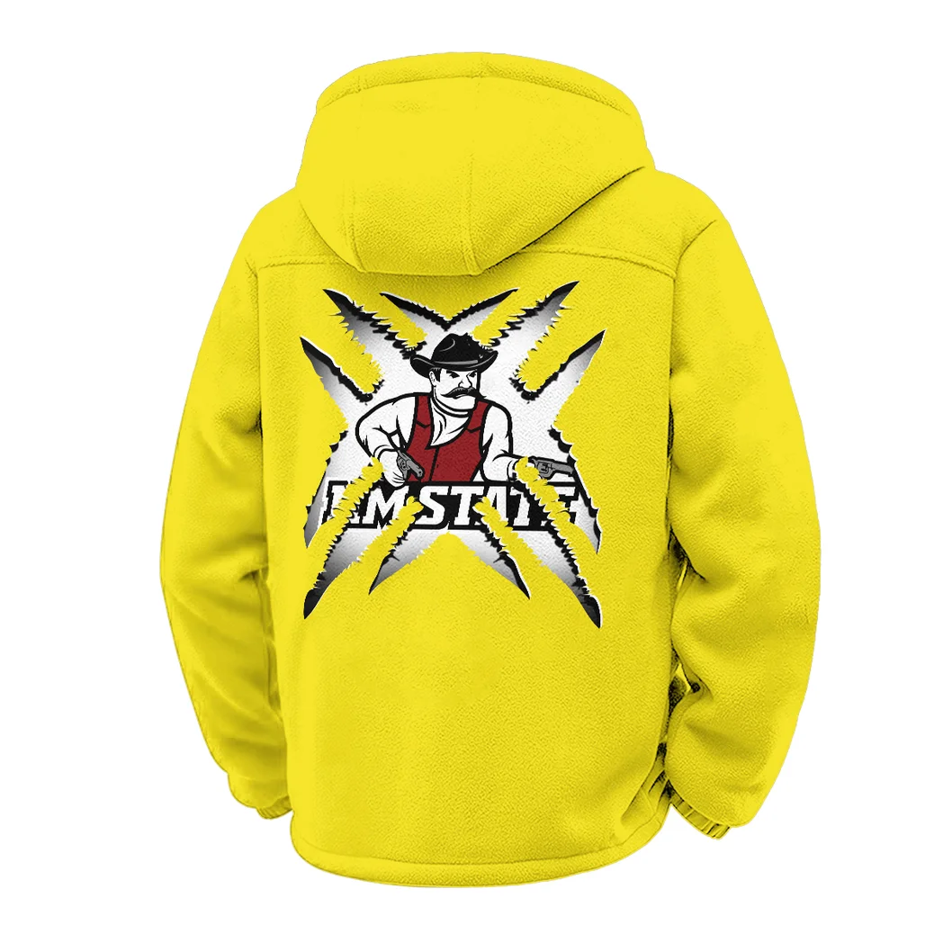The Aggie Pride Winter Fleece Jacket, Arctic Expedition Fleece HVN1454NM - Yellow - Image 3
