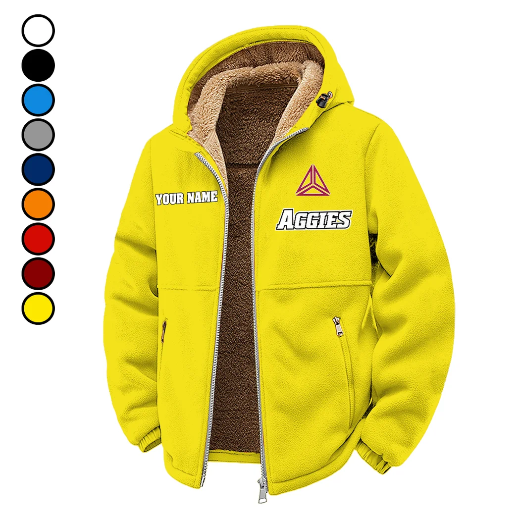 The Aggie Pride Winter Fleece Jacket, Arctic Expedition Fleece HVN1454NM - Yellow
