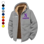 The Wildcats Winter Fleece Jacket, Thermal Winter Fleece HVN1454NW - Grey