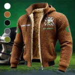 The Ducks Fleece-Lined Hooded Jacket, Dynamic Training Hooded Shell HVN1454OD - brown
