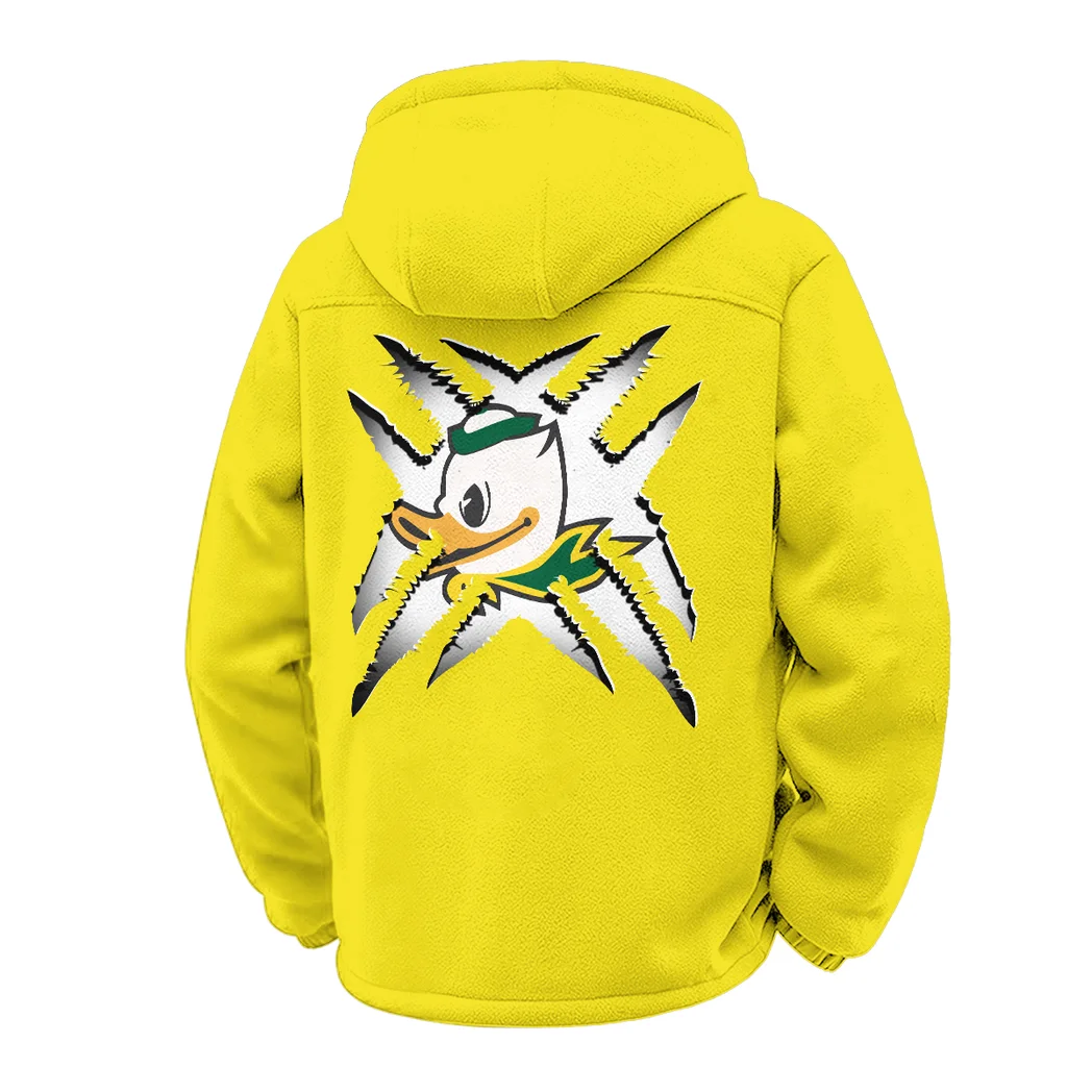The Ducks Winter Fleece Jacket, Arctic Expedition Fleece HVN1454OD - Yellow - Image 3