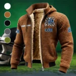 The ODU Power Fleece-Lined Hooded Jacket, High-Performance Trail Jacket HVN1454OD - brown