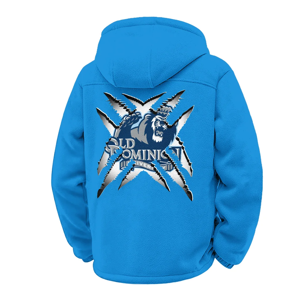 The ODU Power Winter Fleece Jacket, Extreme Cold Fleece Coat HVN1454OD - cyan - Image 3