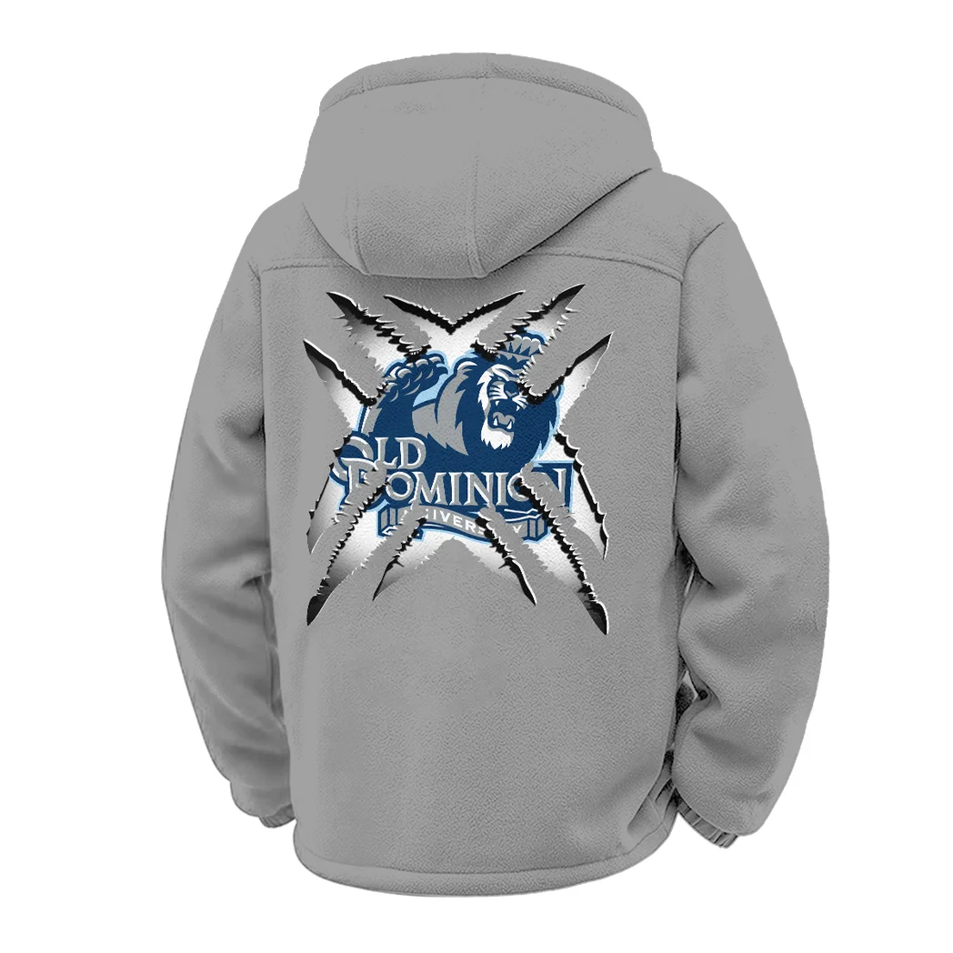The ODU Power Winter Fleece Jacket, Extreme Cold Fleece Coat HVN1454OD - Grey - Image 3