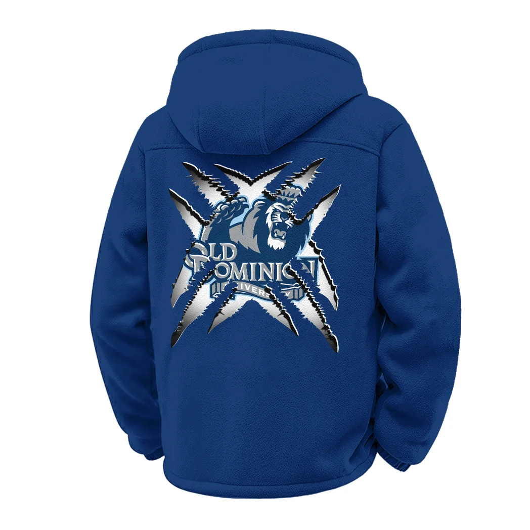 The ODU Power Winter Fleece Jacket, Extreme Cold Fleece Coat HVN1454OD - Navy - Image 3