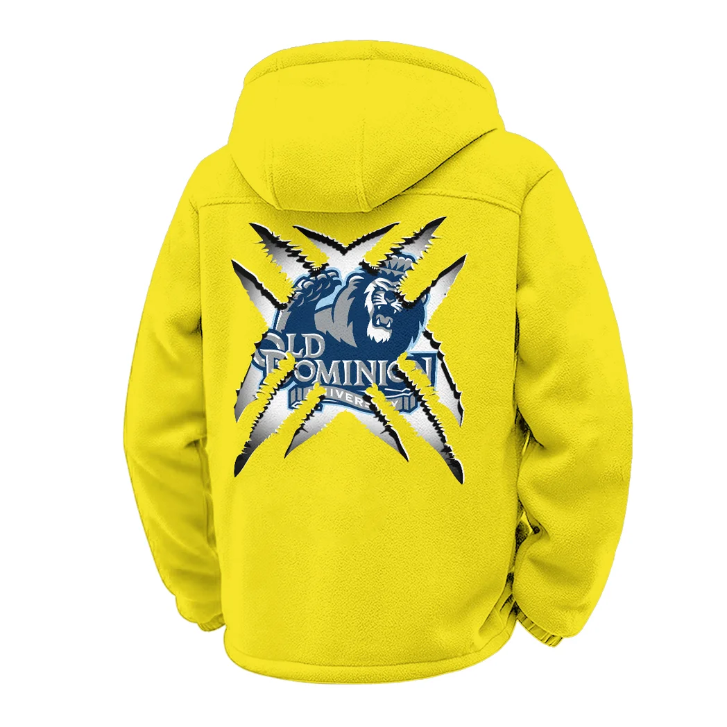The ODU Power Winter Fleece Jacket, Extreme Cold Fleece Coat HVN1454OD - Yellow - Image 3