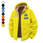 The ODU Power Winter Fleece Jacket, Extreme Cold Fleece Coat HVN1454OD - Yellow