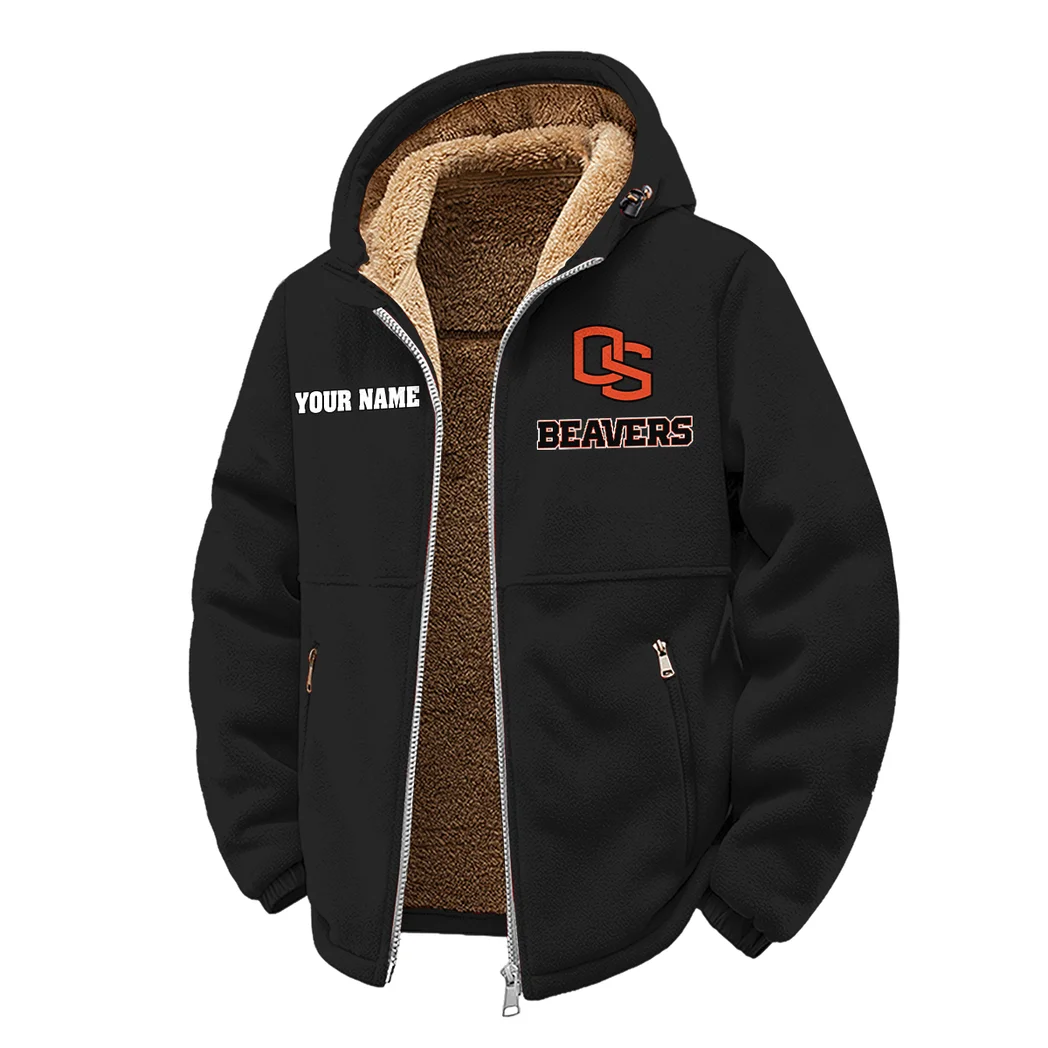 The Beaver Elite Winter Fleece Jacket, Polar Climate Fleece HVN1454OS - Black - Image 2