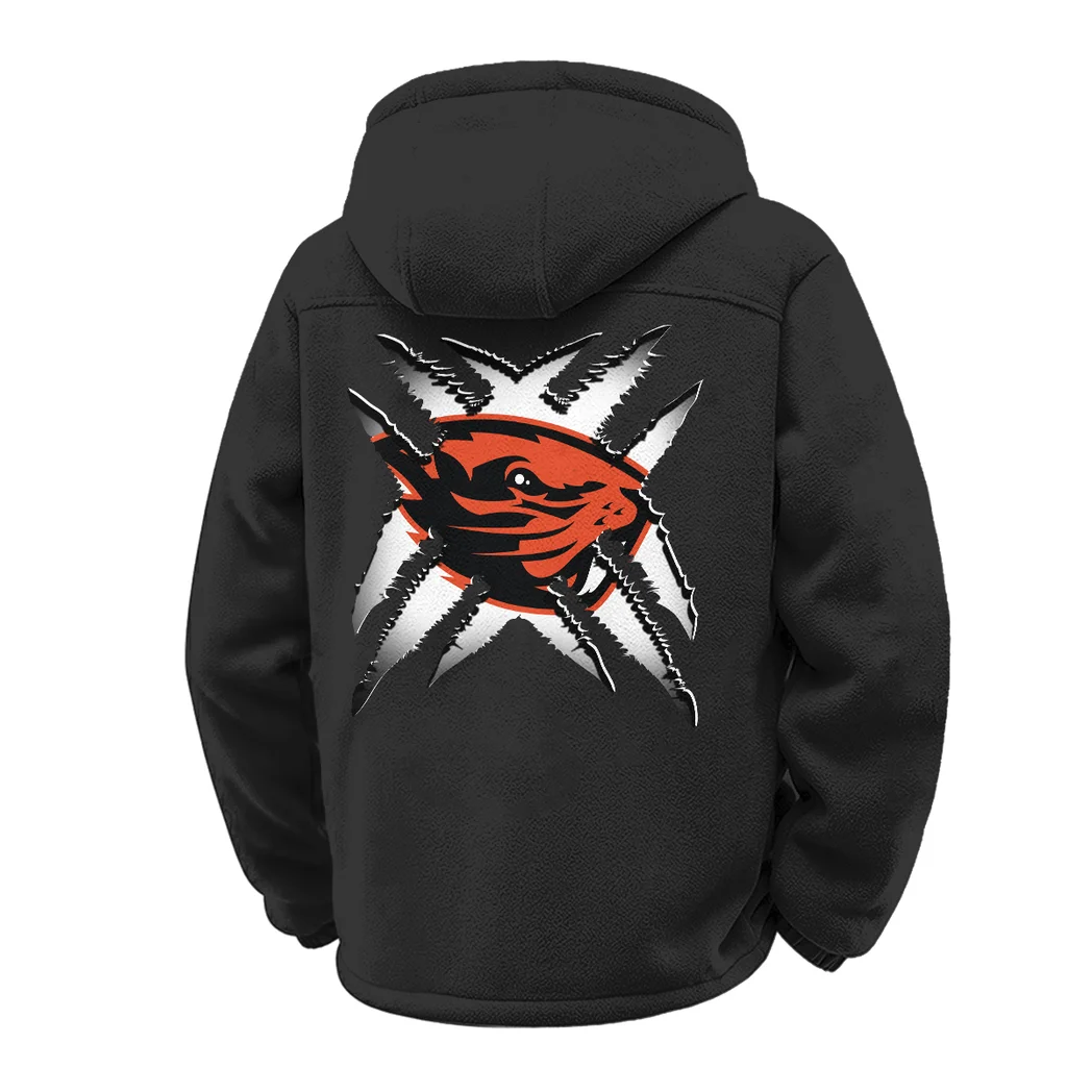 The Beaver Elite Winter Fleece Jacket, Polar Climate Fleece HVN1454OS - Black - Image 3