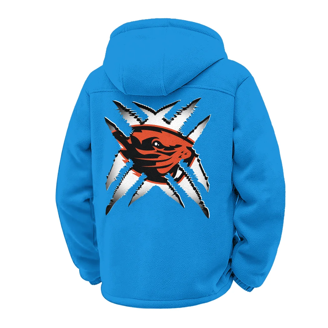 The Beaver Elite Winter Fleece Jacket, Polar Climate Fleece HVN1454OS - cyan - Image 3