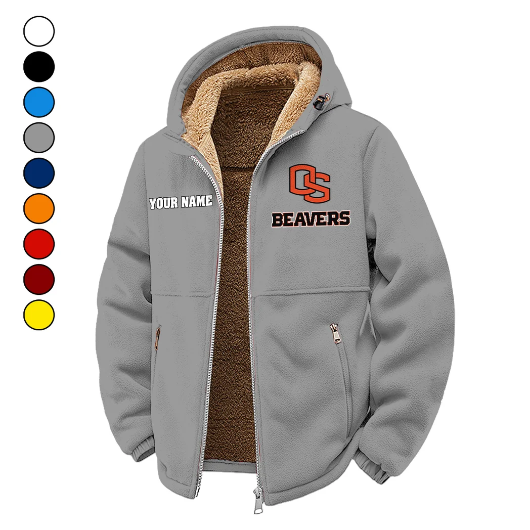The Beaver Elite Winter Fleece Jacket, Polar Climate Fleece HVN1454OS - Grey