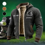 The Friar Force Fleece-Lined Hooded Jacket, Rapid-Dry Fleece-Lined Hoody HVN1454PF - Grey
