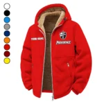 The Friar Force Winter Fleece Jacket, Heavy-Duty Cold Fleece HVN1454PF - red