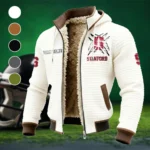 Stanford Fleece-Lined Hooded Jacket, Storm-Ready Fleece-Lined Coat HVN1454SC - White