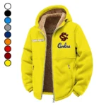 The Gamecock Pride Winter Fleece Jacket, Snow-Ready Active Fleece HVN1454SC - Yellow