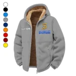 The Spartan Pride Winter Fleece Jacket, All-Mountain Sport Jacket HVN1454SJ - Grey