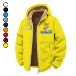 The Spartan Pride Winter Fleece Jacket, All-Mountain Sport Jacket HVN1454SJ - Yellow