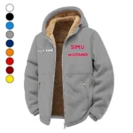 The Mustang Elite Winter Fleece Jacket, Cold Weather Hiking Fleece HVN1454SM - Grey