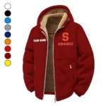 The Cuse Winter Fleece Jacket, Cross-Training Thermal Zip HVN1454SO - Wine