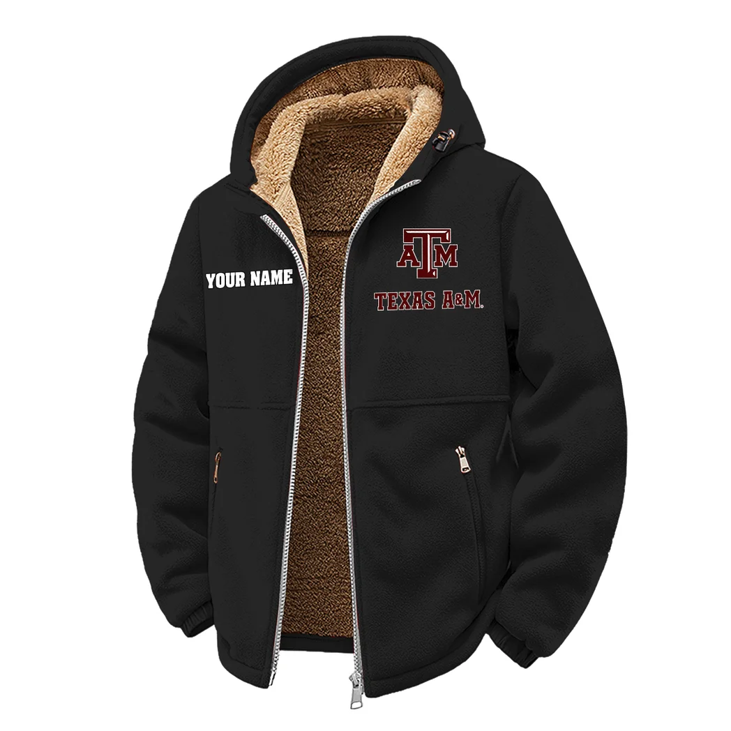 The A&M Power Winter Fleece Jacket, Ski & Snowboard Mid-Layer HVN1454TA - Black - Image 2