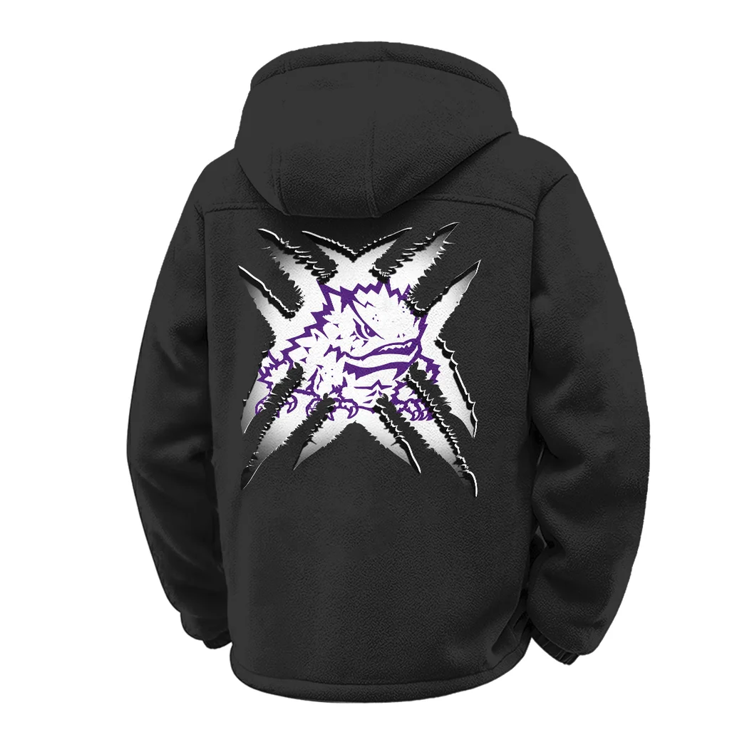 Fort Worth’s Finest Winter Fleece Jacket, Winter Endurance Jacket HVN1454TC - Black - Image 3