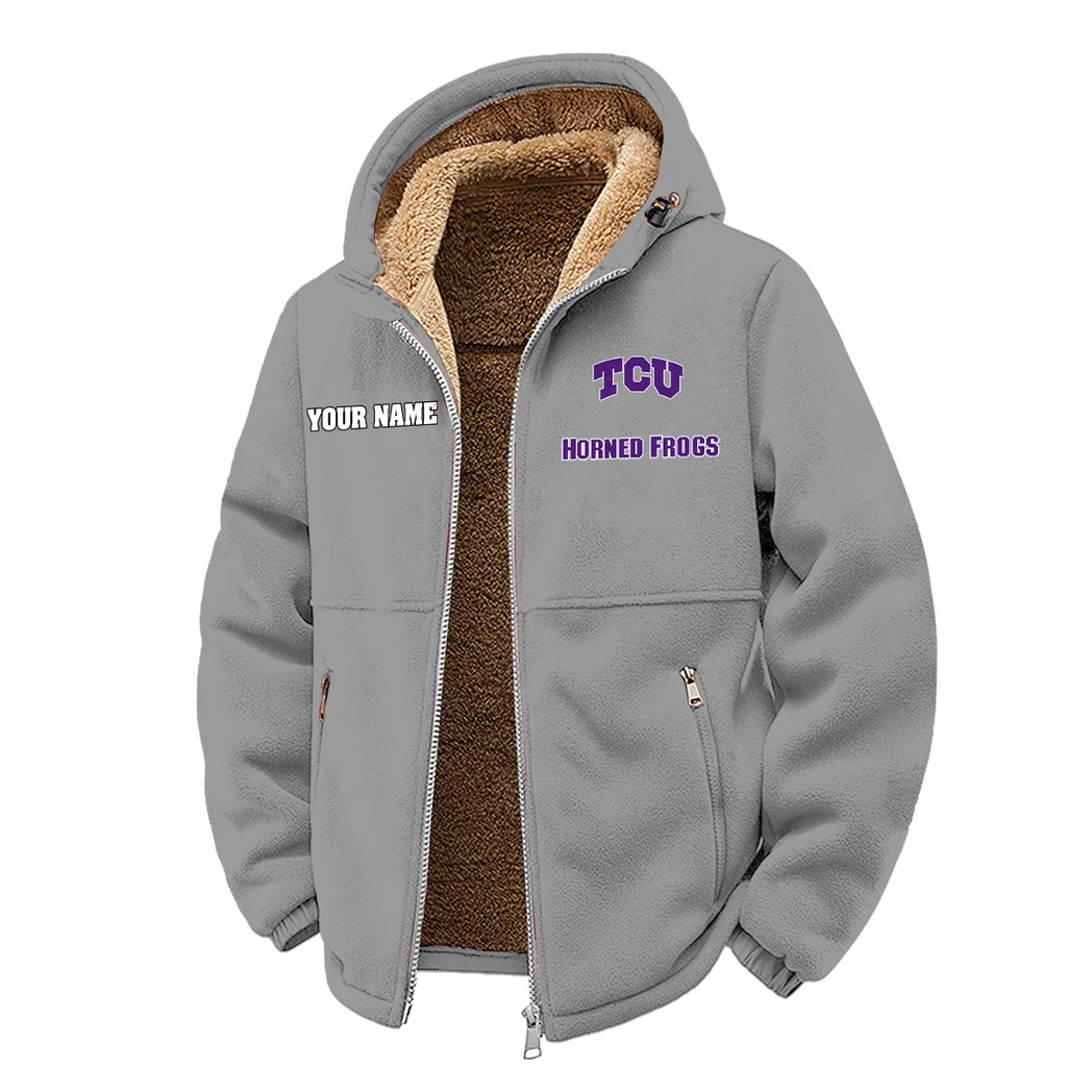 Fort Worth’s Finest Winter Fleece Jacket, Winter Endurance Jacket HVN1454TC - Grey - Image 2