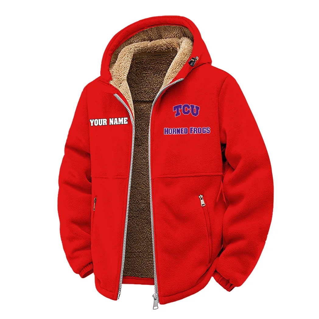 Fort Worth’s Finest Winter Fleece Jacket, Winter Endurance Jacket HVN1454TC - red - Image 2