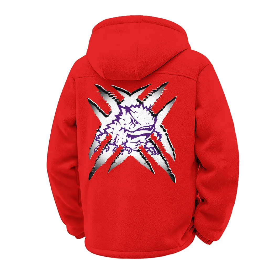 Fort Worth’s Finest Winter Fleece Jacket, Winter Endurance Jacket HVN1454TC - red - Image 3