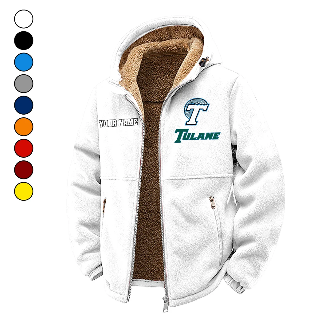 The Green Wave Winter Fleece Jacket, Ultra-Soft Fleece Shell HVN1454TG - White
