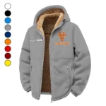 The Texas Power Winter Fleece Jacket, Heavyweight Plush Fleece HVN1454TL - Grey
