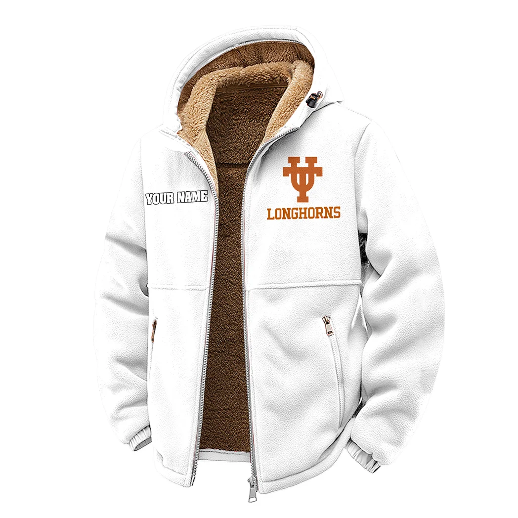 The Texas Power Winter Fleece Jacket, Heavyweight Plush Fleece HVN1454TL - White - Image 2