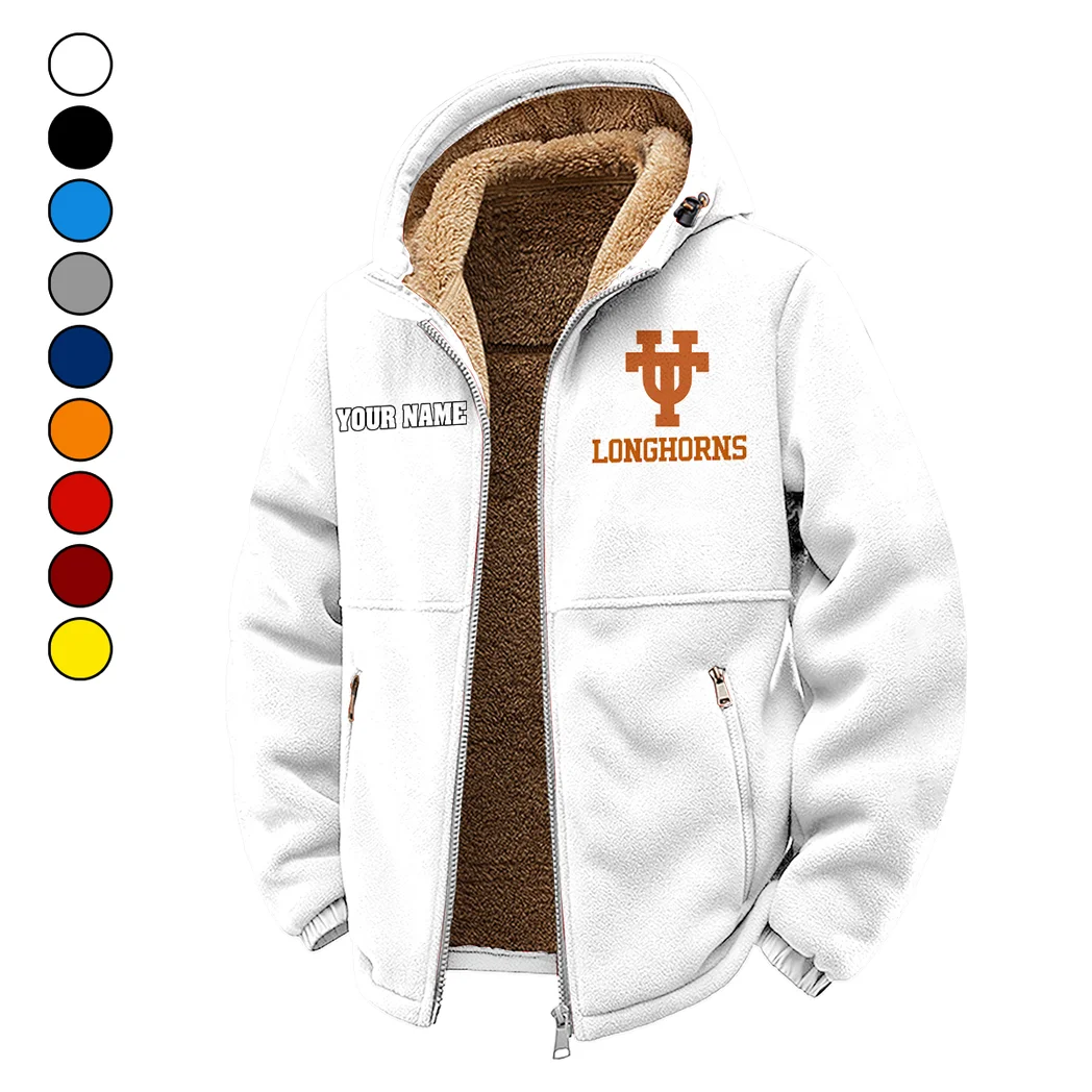 The Texas Power Winter Fleece Jacket, Heavyweight Plush Fleece HVN1454TL - White