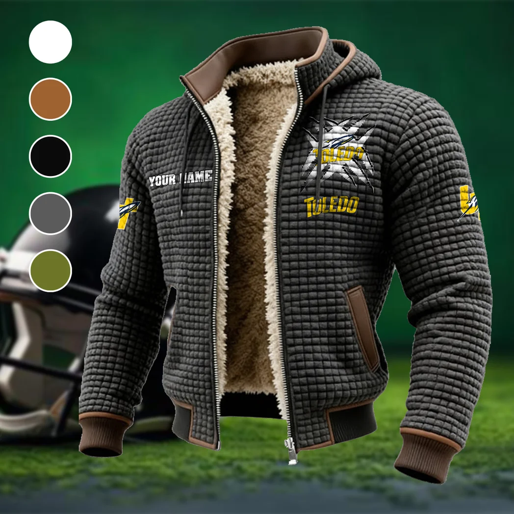 The Toledo Force Fleece-Lined Hooded Jacket, Thermal Core Fleece Jacket HVN1454TR - Grey