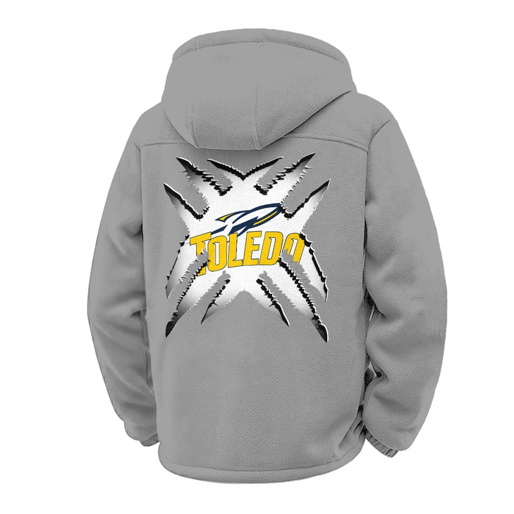 The Toledo Force Winter Fleece Jacket, Brushed Interior Winter Fleece HVN1454TR - Grey - Image 3