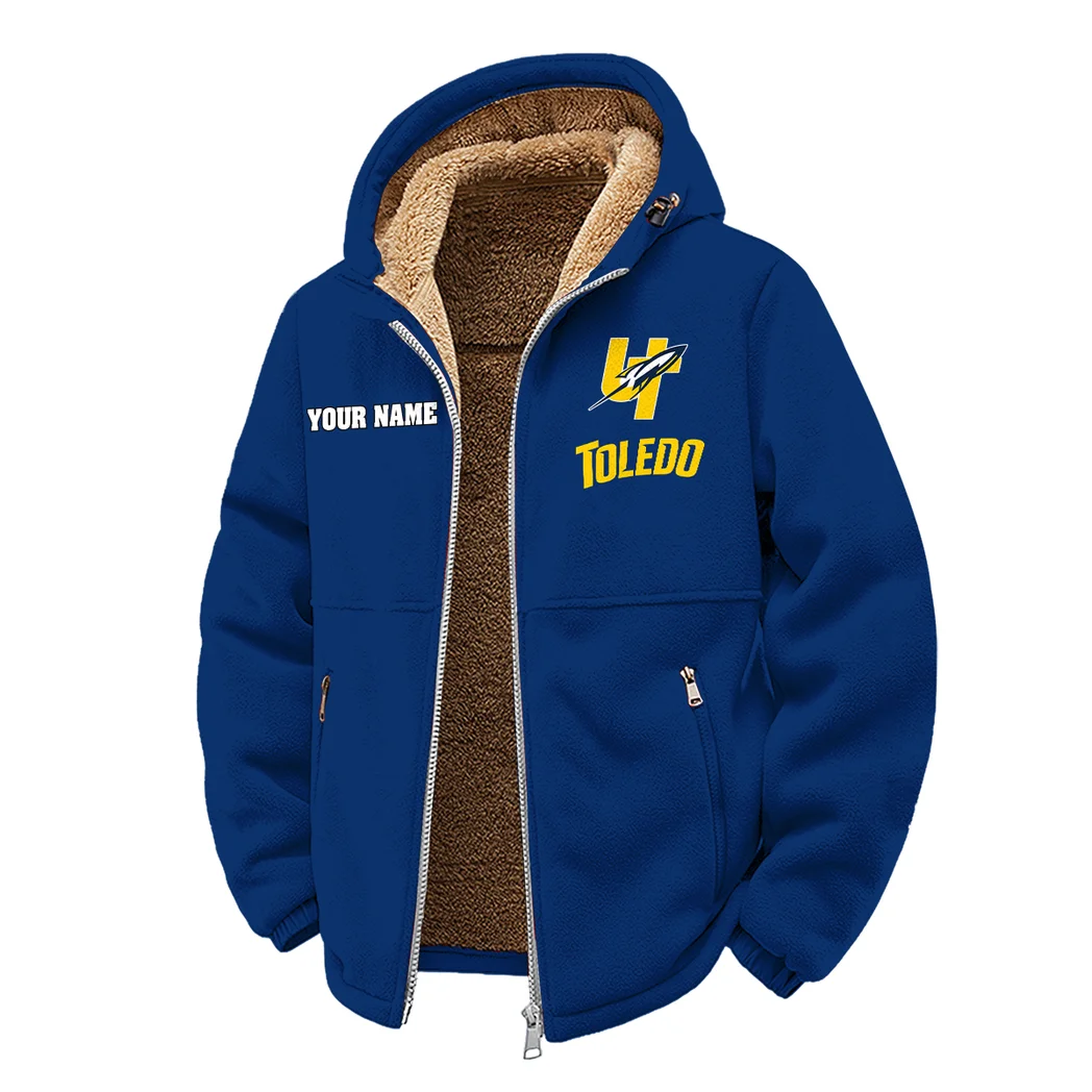 The Toledo Force Winter Fleece Jacket, Brushed Interior Winter Fleece HVN1454TR - Navy - Image 2