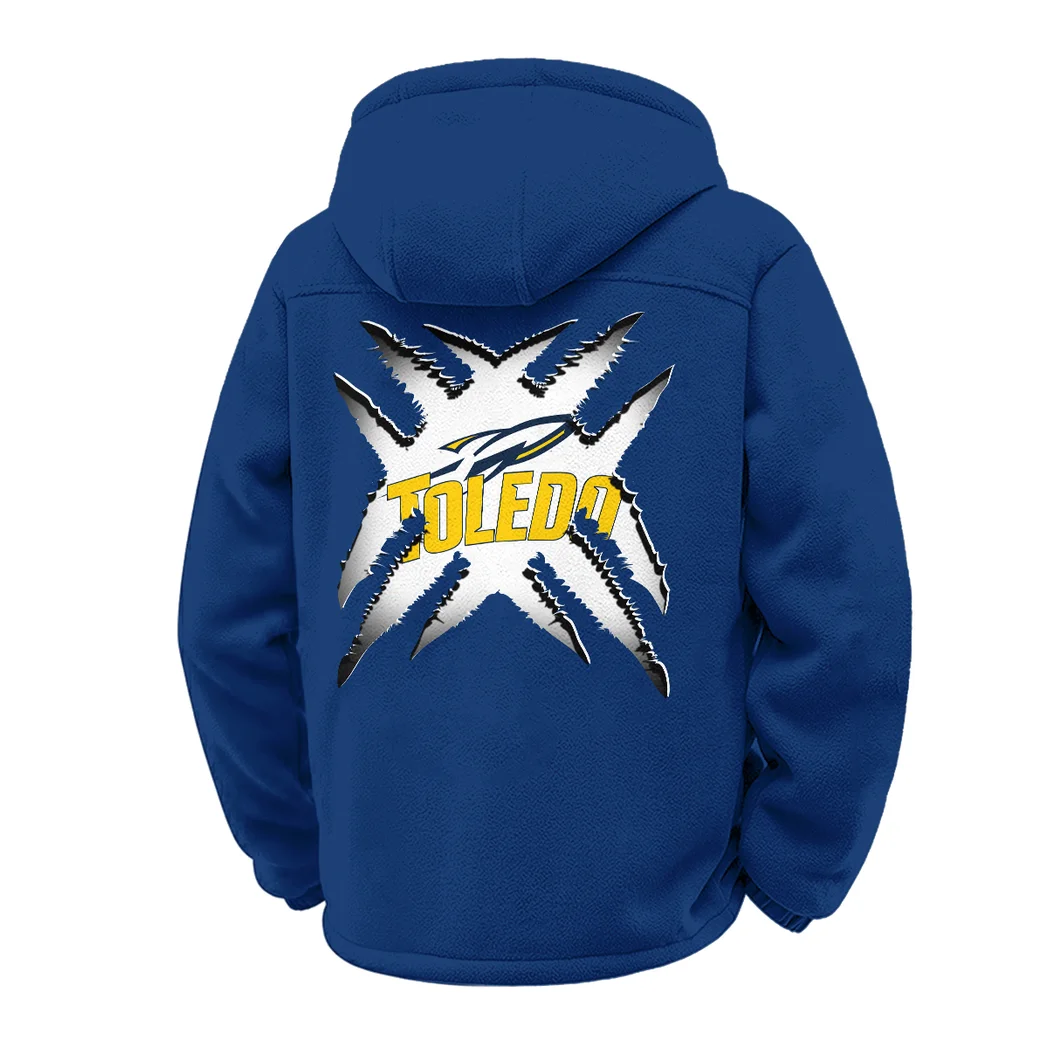 The Toledo Force Winter Fleece Jacket, Brushed Interior Winter Fleece HVN1454TR - Navy - Image 3