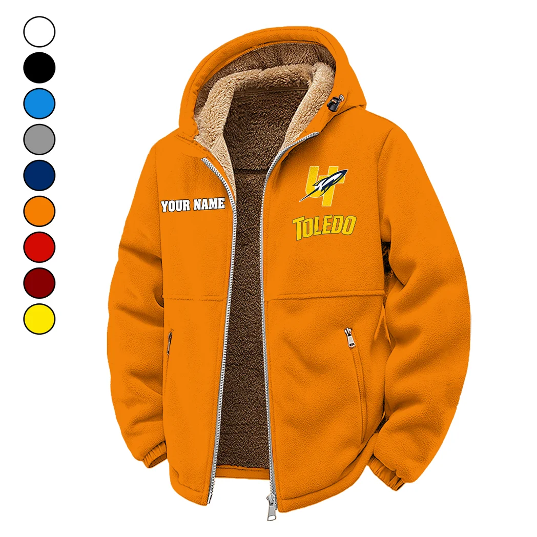 The Toledo Force Winter Fleece Jacket, Brushed Interior Winter Fleece HVN1454TR - Orange