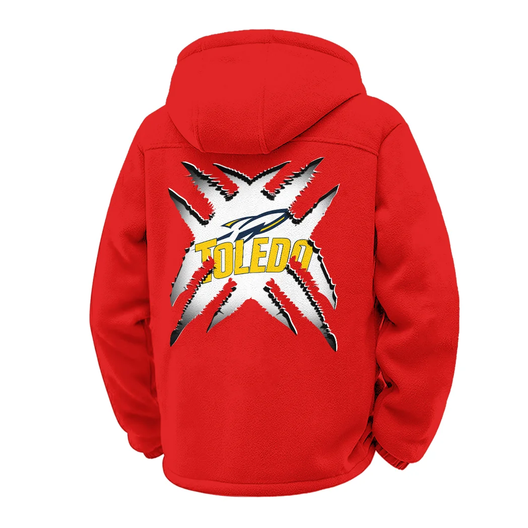 The Toledo Force Winter Fleece Jacket, Brushed Interior Winter Fleece HVN1454TR - red - Image 3