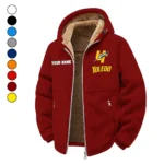 The Toledo Force Winter Fleece Jacket, Brushed Interior Winter Fleece HVN1454TR - Wine