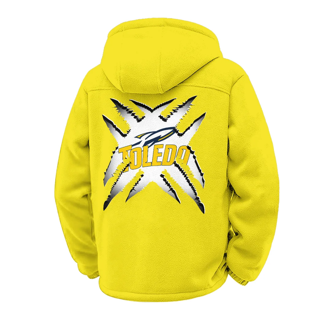 The Toledo Force Winter Fleece Jacket, Brushed Interior Winter Fleece HVN1454TR - Yellow - Image 3