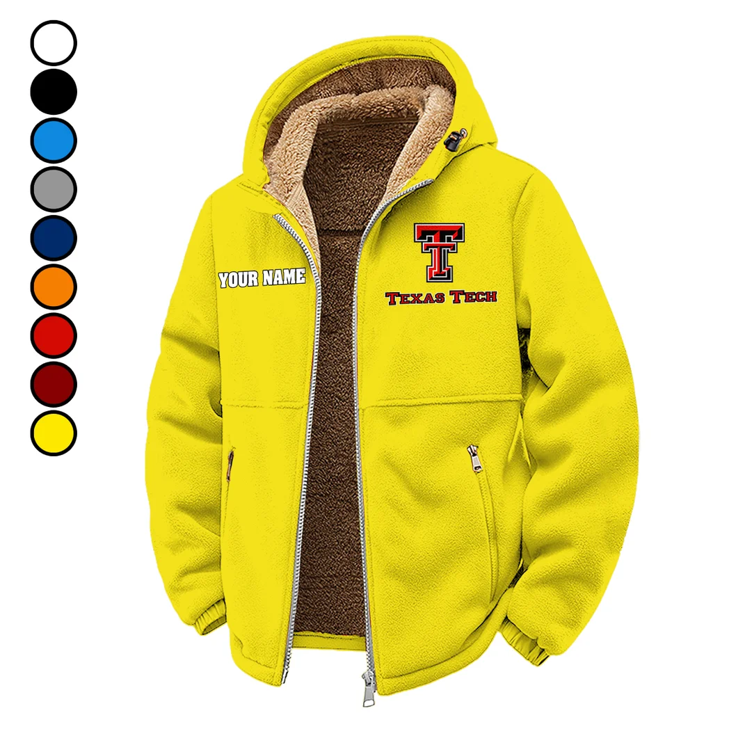 The Red Raider Elite Winter Fleece Jacket, Anti-Pill Thermal Fleece HVN1454TT - Yellow