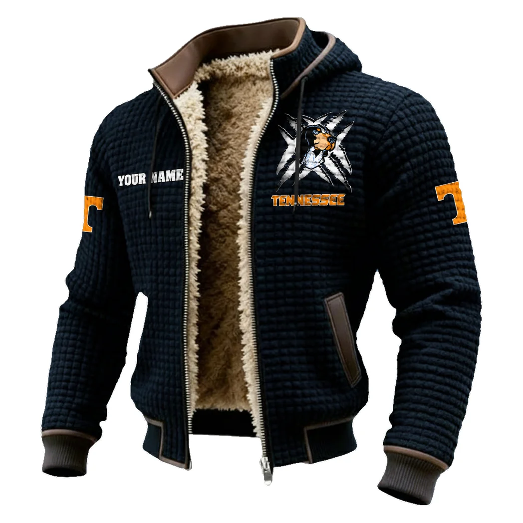 The Tennessee Spirit Fleece-Lined Hooded Jacket, Luxe Cloud-Fleece Hooded Shell HVN1454TV - Black - Image 2