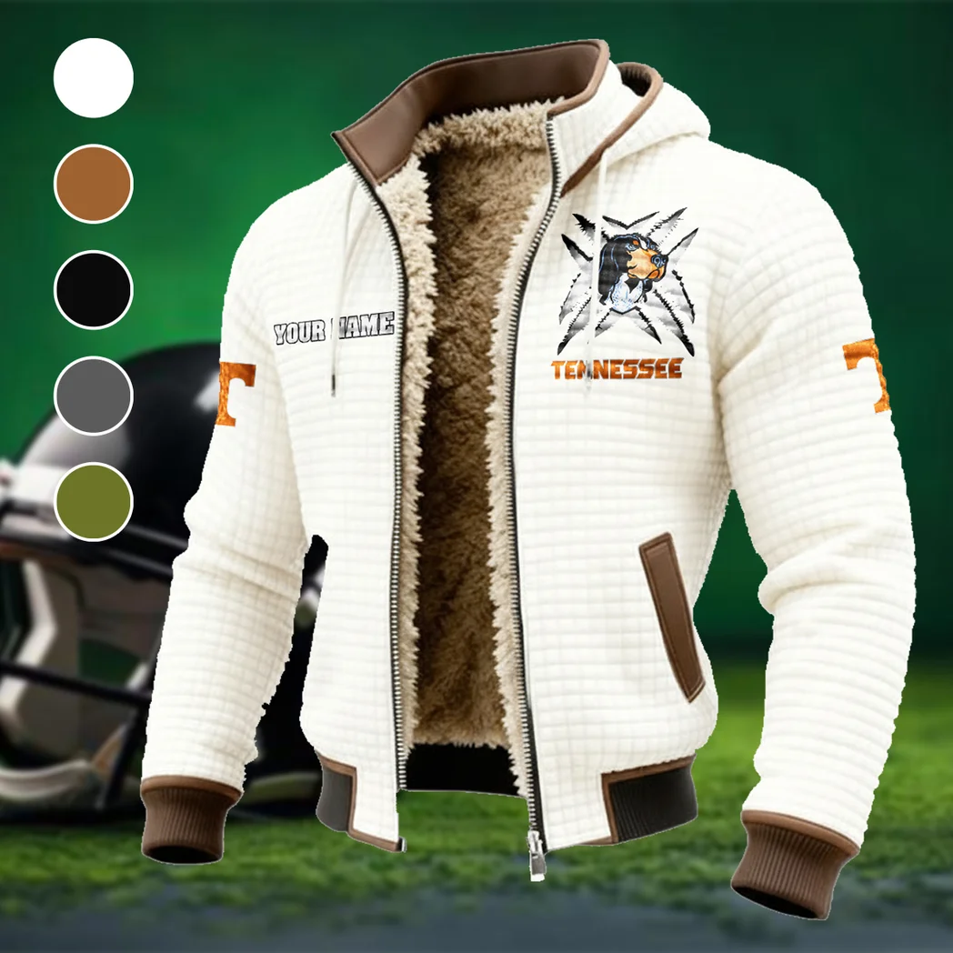 The Tennessee Spirit Fleece-Lined Hooded Jacket, Luxe Cloud-Fleece Hooded Shell HVN1454TV - White