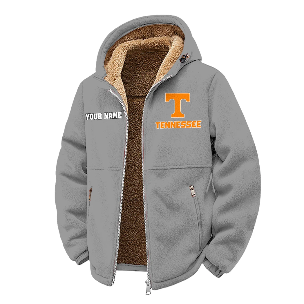 The Tennessee Spirit Winter Fleece Jacket, High-Density Comfort Fleece HVN1454TV - Grey - Image 2