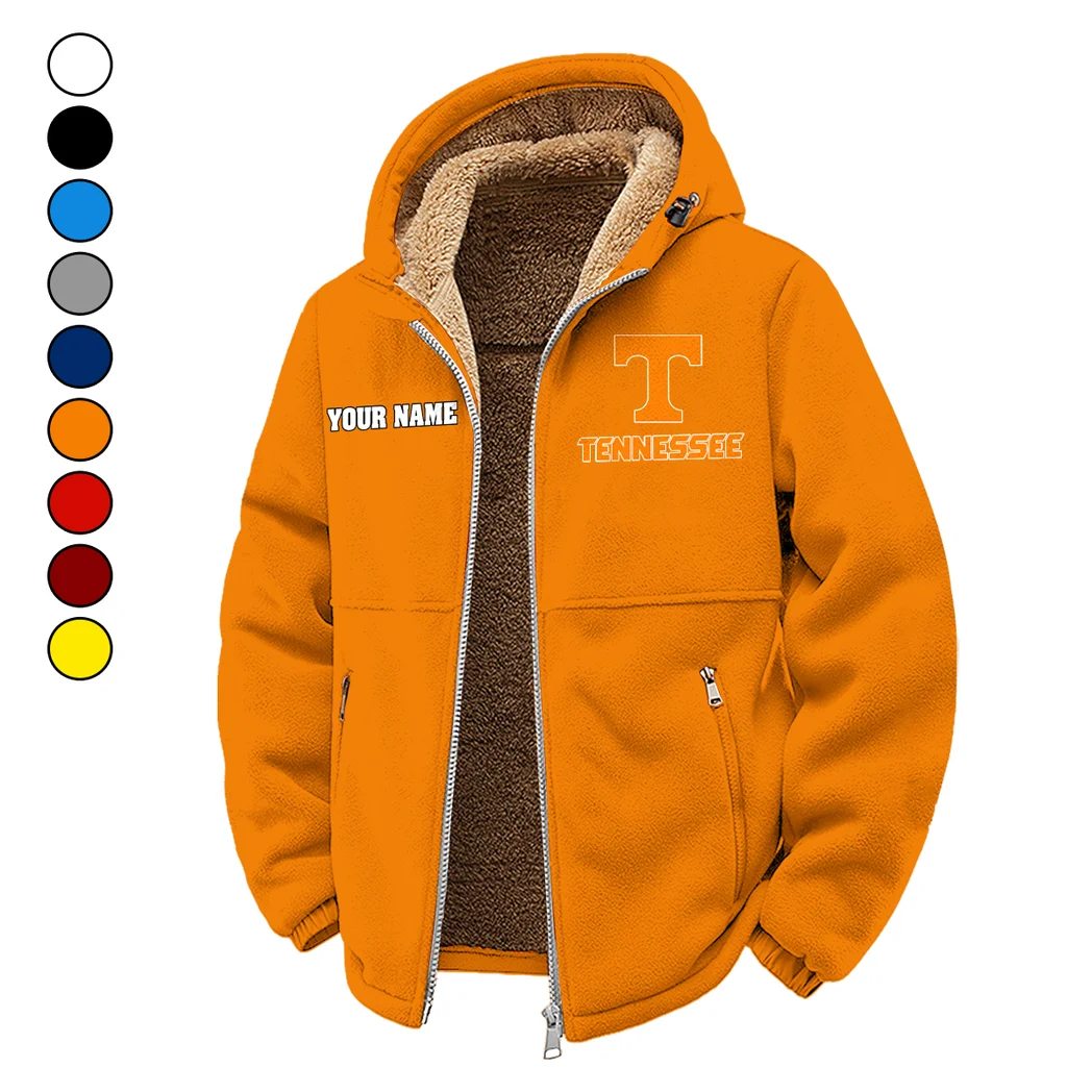 The Tennessee Spirit Winter Fleece Jacket, High-Density Comfort Fleece HVN1454TV - Orange