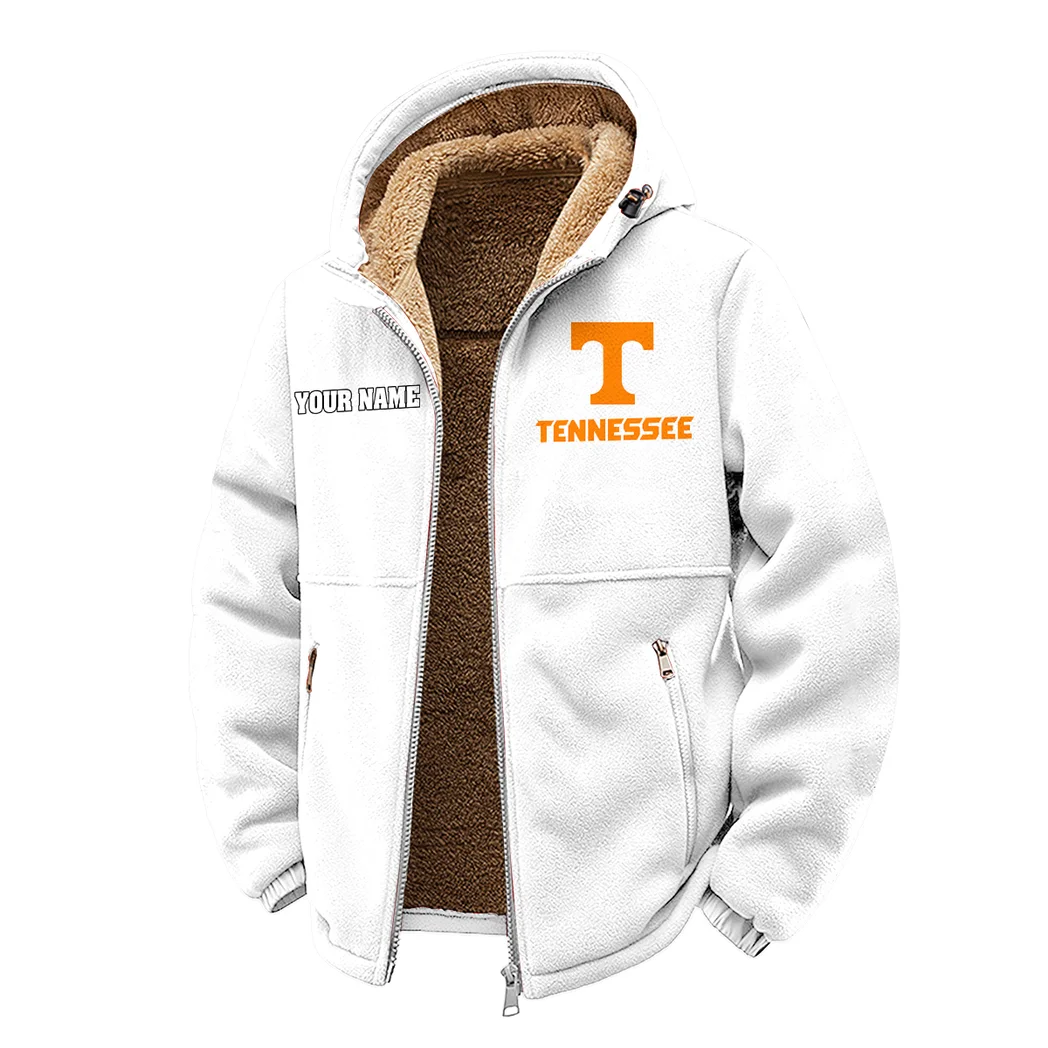 The Tennessee Spirit Winter Fleece Jacket, High-Density Comfort Fleece HVN1454TV - White - Image 2