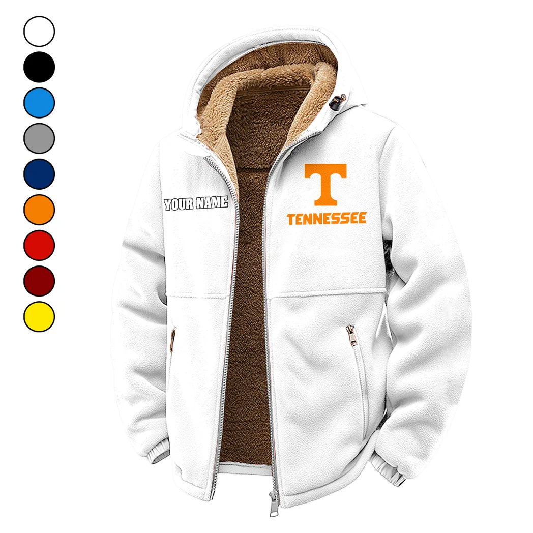 The Tennessee Spirit Winter Fleece Jacket, High-Density Comfort Fleece HVN1454TV - White