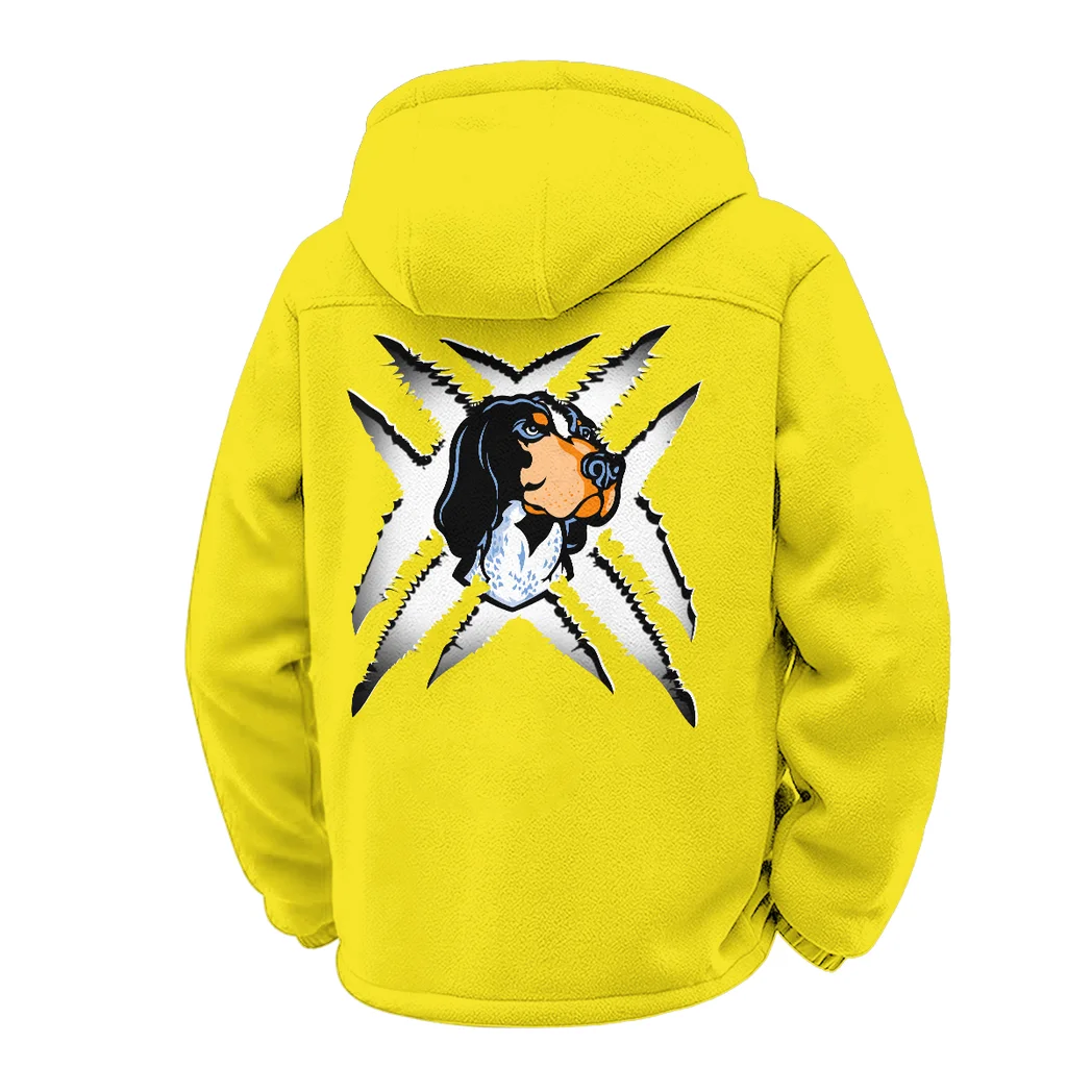 The Tennessee Spirit Winter Fleece Jacket, High-Density Comfort Fleece HVN1454TV - Yellow - Image 3