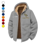 The UCF Power Winter Fleece Jacket, Warm Core Loft Fleece HVN1454UC - Grey